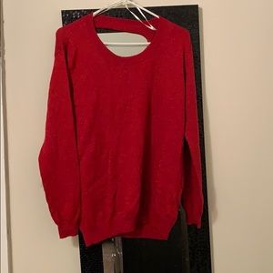 Red forever 21+ Sweater